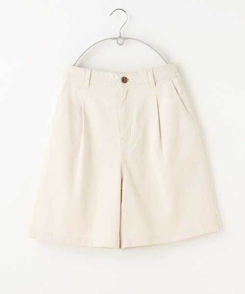 Honeys(ハニーズ)の「タックいり ハーフパンツ(その他パンツ・レディース・ブラック/カーキ/アイボリー/ライトベージュ・S/M/L)」の16枚目の写真