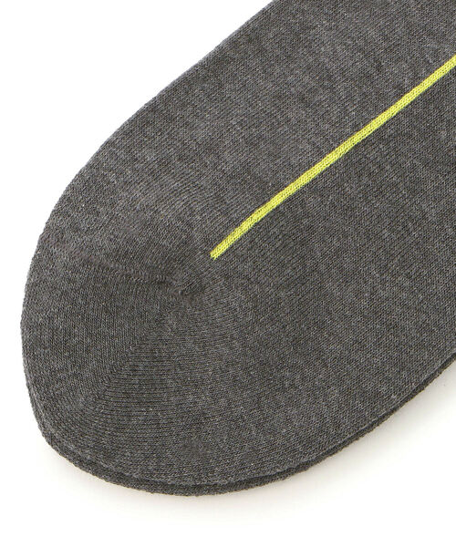 MARCOMONDE（マルコモンド）の「MARCOMONDE（マルコモンド）NCMM-002 / Line ソックス/メンズ（ソックス/靴下・メンズ・ホワイト/ブラック/イエロー・FREE）」の6枚目の写真