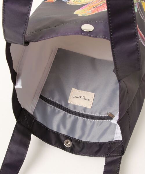 tsumori chisato CARRY(ツモリチサトキャリー)の「ハンドバッグ ツモリチサト フラワーキャット(ハンドバッグ・レディース・ブルー/ブラック・FREE)」の6枚目の写真