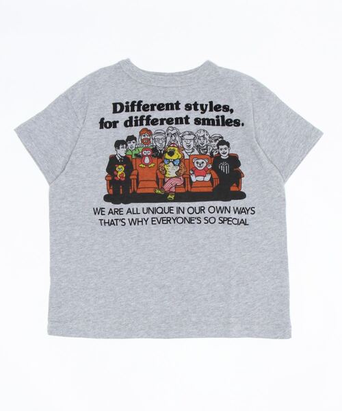 DENIM DUNGAREE（デニムダンガリー）の「ウメザキ Tシャツ（Tシャツ/カットソー・キッズ・アイボリー/グレー/ホワイト・140/130）」の3枚目の写真