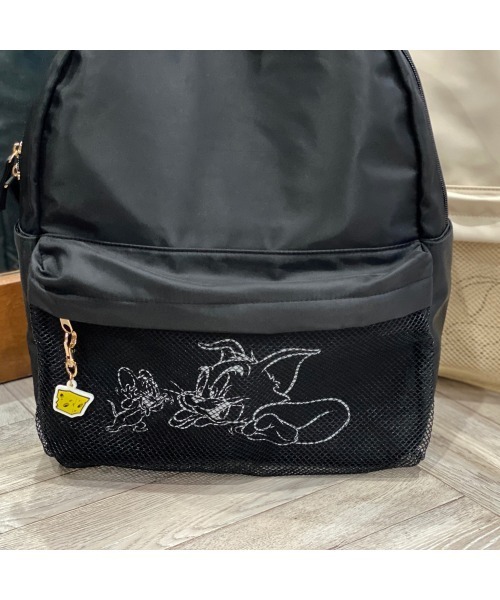 Tom&Jerry(トムアンドジェリー)の「TOM&JERRY×Flapperにらめっこリュック(バックパック/リュック・レディース・アイボリー/ブラック・FREE)」の8枚目の写真