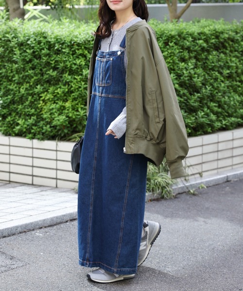 セール】サロペットジャンパースカート / デニムジャンスカ