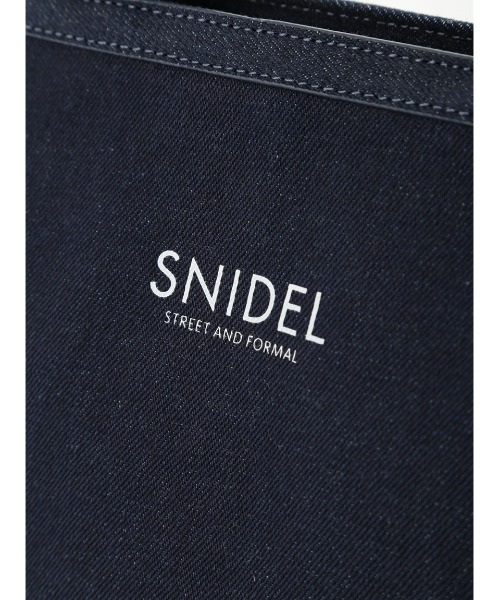 SNIDEL(スナイデル)の「キャンバスエコバッグ(エコバッグ/サブバッグ・レディース・オフホワイト/ネイビー・FREE)」の8枚目の写真