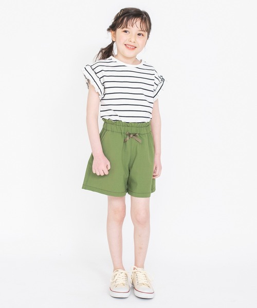 BRANSHES(ブランシェス)の「【接触冷感】シンプルショートパンツ(その他パンツ・キッズ・ピンク/ブルー/カーキオリーブ・130/150/110/140/90/100/120)」の5枚目の写真