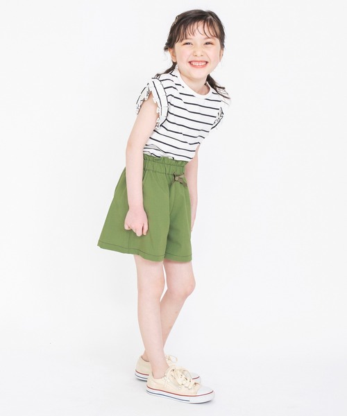 BRANSHES(ブランシェス)の「【接触冷感】シンプルショートパンツ(その他パンツ・キッズ・ピンク/ブルー/カーキオリーブ・130/150/110/140/90/100/120)」の6枚目の写真