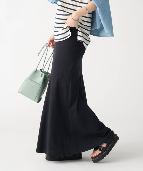 JOURNAL STANDARD(ジャーナルスタンダード)の「ドライテンジクフレアスカート(スカート・レディース・ブラック/カーキ/ピンク・FREE)」の1枚目の写真