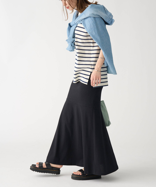 JOURNAL STANDARD(ジャーナルスタンダード)の「ドライテンジクフレアスカート(スカート・レディース・ブラック/カーキ/ピンク・FREE)」の5枚目の写真