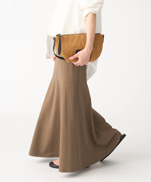 JOURNAL STANDARD(ジャーナルスタンダード)の「ドライテンジクフレアスカート(スカート・レディース・ブラック/カーキ/ピンク・FREE)」の8枚目の写真