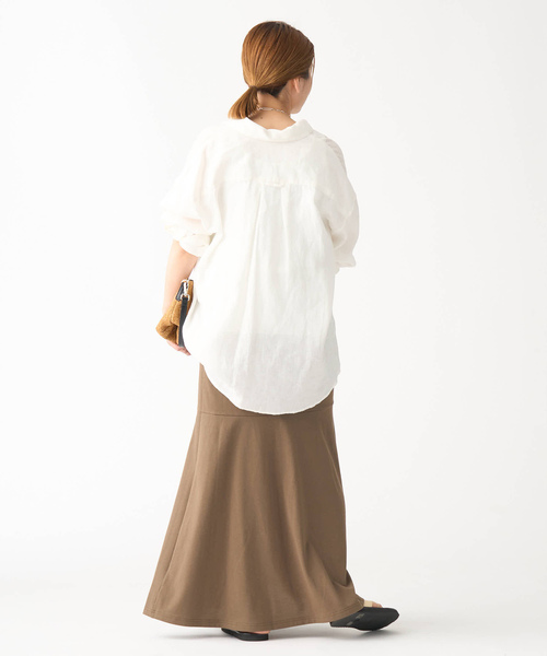 JOURNAL STANDARD(ジャーナルスタンダード)の「ドライテンジクフレアスカート(スカート・レディース・ブラック/カーキ/ピンク・FREE)」の9枚目の写真