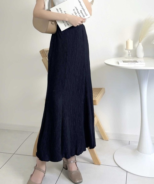 classicalelf（クラシカルエルフ）の「アンニュイな雰囲気。楊柳ランダムプリーツマーメイドスカート（スカート・レディース・ブラック/ブラック系その他/ブラウン系その他/その他・SMALL/MEDIUM/LARGE/X-LARGE）」の22枚目の写真