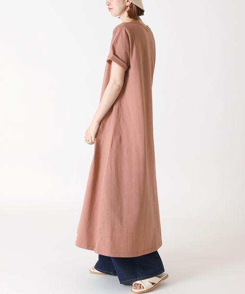 B.C STOCK（ベーセーストック）の「《追加》五分袖度詰めワンピース（ワンピース・レディース・ブラック/グリーン/ピンク・FREE）」の11枚目の写真