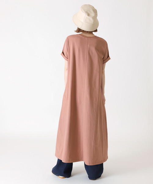 B.C STOCK（ベーセーストック）の「《追加》五分袖度詰めワンピース（ワンピース・レディース・ブラック/グリーン/ピンク・FREE）」の12枚目の写真