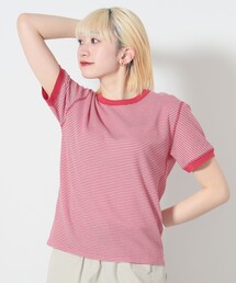 BEAMS HEART | BEAMS HEART / ワッフル ボーダー プルオーバー(Tシャツ/カットソー)
