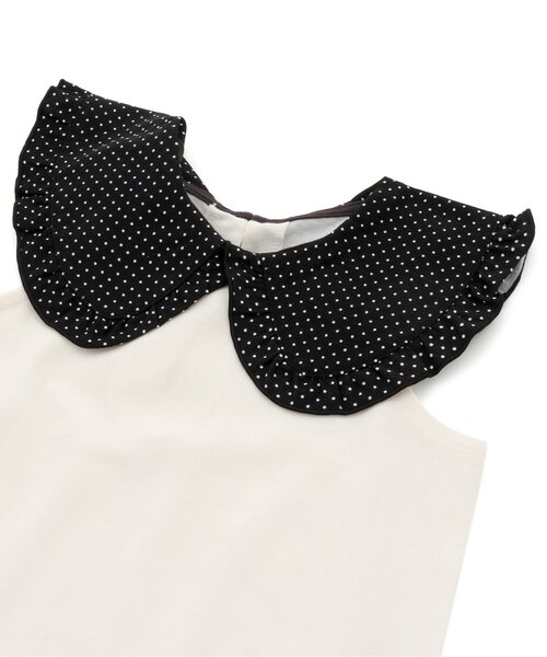 BREEZE（ブリーズ）の「ビッグカラータンクトップ（タンクトップ・キッズ・ブラック/オフホワイト・90/100/110/120/80/130/140）」の9枚目の写真