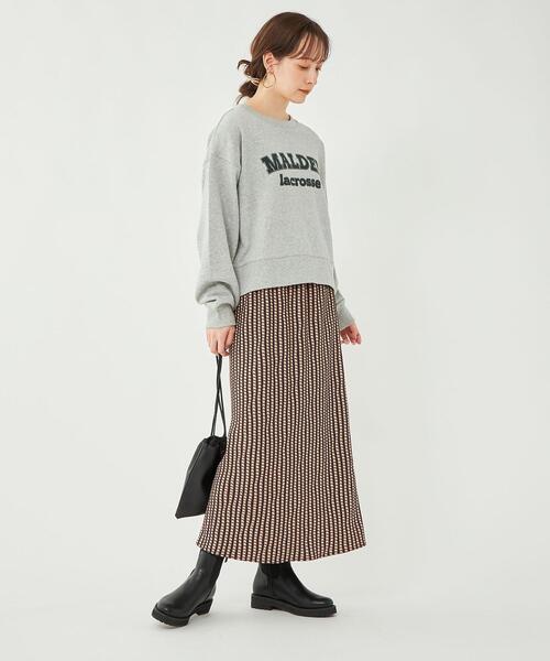 Goodwear(Since1983)(グッドウェア)の「【別注】<Goodwear>ロングスリーブ ロゴ スウェット プルオーバー(スウェット・レディース・ホワイト/ダークグリーン/グレー・FREE)」の9枚目の写真