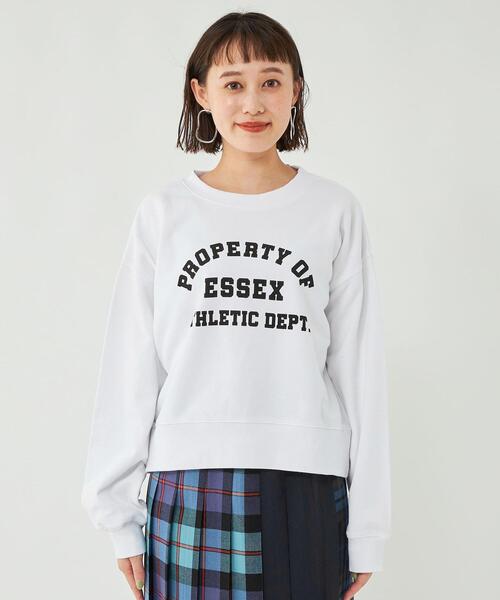 Goodwear(Since1983)(グッドウェア)の「【別注】<Goodwear>ロングスリーブ ロゴ スウェット プルオーバー(スウェット・レディース・ホワイト/ダークグリーン/グレー・FREE)」の11枚目の写真
