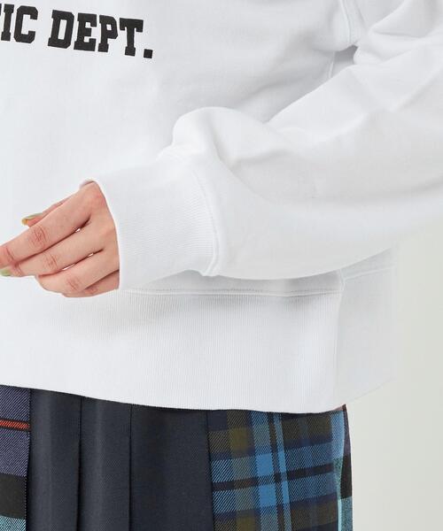 Goodwear(Since1983)(グッドウェア)の「【別注】<Goodwear>ロングスリーブ ロゴ スウェット プルオーバー(スウェット・レディース・ホワイト/ダークグリーン/グレー・FREE)」の15枚目の写真
