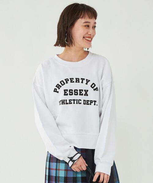 Goodwear(Since1983)(グッドウェア)の「【別注】<Goodwear>ロングスリーブ ロゴ スウェット プルオーバー(スウェット・レディース・ホワイト/ダークグリーン/グレー・FREE)」の19枚目の写真