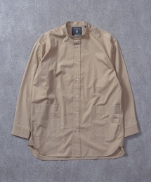 BRICK & SONS | VENTILE リラックス バンドカラーシャツ＜ベージュ＞(シャツ/ブラウス)