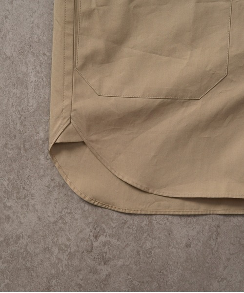 BRICK & SONS(ブリックアンドサンズ)の「VENTILE リラックス バンドカラーシャツ<ベージュ>(シャツ/ブラウス・メンズ・ベージュ・LL/S/M/L)」の3枚目の写真