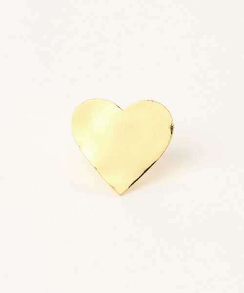Ray BEAMS(レイビームス)の「Ray BEAMS / ビッグ ハート プレート リング(リング・レディース・シルバー/ゴールド・ONE SIZE)」の10枚目の写真