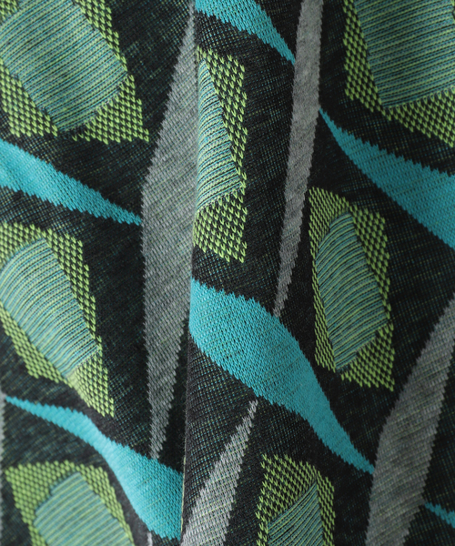 JOURNAL STANDARD（ジャーナルスタンダード）の「ジャガード ハーフZIP ニットポロシャツ（ポロシャツ・メンズ・オレンジ/ベージュ/グリーン・LARGE/MEDIUM）」の17枚目の写真