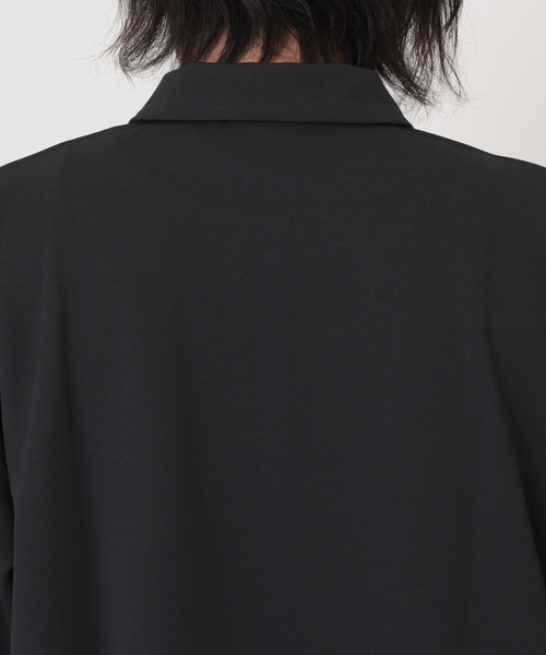 JOURNAL STANDARD(ジャーナルスタンダード)の「クレープ ウィーブ ポロシャツ(ポロシャツ・メンズ・ブラック/ベージュ/ネイビー/スミクロ・SMALL/MEDIUM/LARGE)」の8枚目の写真