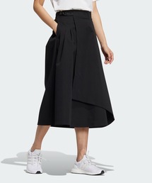 adidas - Adidas　ファブリックミックス フルジップジャケット 　ラップスカート adidas - Adidas ファブリックミックス フルジップジャケット