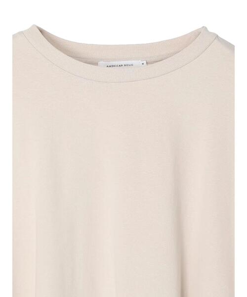 AMERICAN HOLIC(アメリカンホリック)の「BIGシルエットカットプルオーバー(Tシャツ/カットソー・レディース・チャコールグレー/ライトグレー/グリーン・M/L)」の15枚目の写真