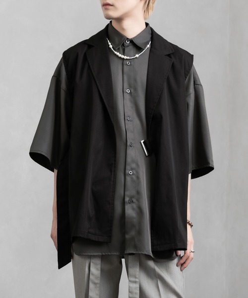 Adoon plain(アドーンプレーン)の「【Adoon plain】タイロッケンジレベスト(ベスト・メンズ・ブラック/ベージュ/グリーン・MEDIUM/LARGE)」の11枚目の写真