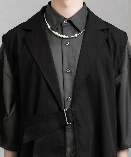 Adoon plain(アドーンプレーン)の「【Adoon plain】タイロッケンジレベスト(ベスト・メンズ・ブラック/ベージュ/グリーン・MEDIUM/LARGE)」の6枚目の写真