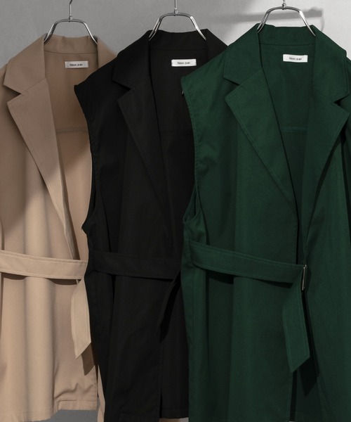 Adoon plain(アドーンプレーン)の「【Adoon plain】タイロッケンジレベスト(ベスト・メンズ・ブラック/ベージュ/グリーン・MEDIUM/LARGE)」の13枚目の写真