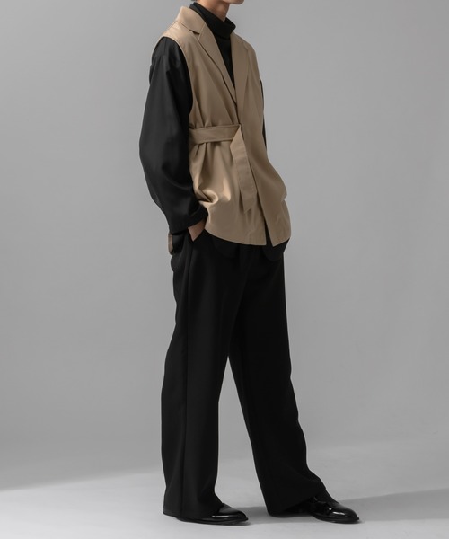 Adoon plain(アドーンプレーン)の「【Adoon plain】タイロッケンジレベスト(ベスト・メンズ・ブラック/ベージュ/グリーン・MEDIUM/LARGE)」の18枚目の写真