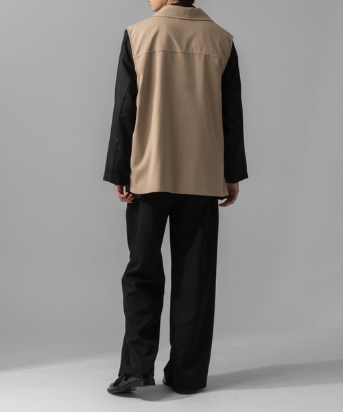 Adoon plain(アドーンプレーン)の「【Adoon plain】タイロッケンジレベスト(ベスト・メンズ・ブラック/ベージュ/グリーン・MEDIUM/LARGE)」の16枚目の写真