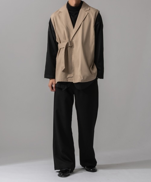 Adoon plain(アドーンプレーン)の「【Adoon plain】タイロッケンジレベスト(ベスト・メンズ・ブラック/ベージュ/グリーン・MEDIUM/LARGE)」の20枚目の写真