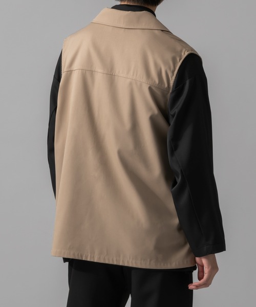 Adoon plain(アドーンプレーン)の「【Adoon plain】タイロッケンジレベスト(ベスト・メンズ・ブラック/ベージュ/グリーン・MEDIUM/LARGE)」の21枚目の写真