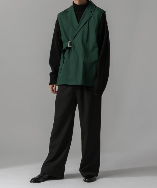 Adoon plain(アドーンプレーン)の「【Adoon plain】タイロッケンジレベスト(ベスト・メンズ・ブラック/ベージュ/グリーン・MEDIUM/LARGE)」の22枚目の写真