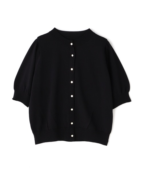 N.（N. Natural Beauty Basic）（エヌエヌナチュラルビューティーベーシック）の「◆パワーショルダーカーディガン（カーディガン/ボレロ・レディース・オフホワイト/ブラック/ライム・MEDIUM）」の15枚目の写真