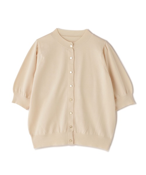 N.（N. Natural Beauty Basic）（エヌエヌナチュラルビューティーベーシック）の「◆パワーショルダーカーディガン（カーディガン/ボレロ・レディース・オフホワイト/ブラック/ライム・MEDIUM）」の13枚目の写真