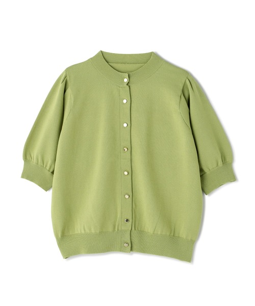 N.（N. Natural Beauty Basic）（エヌエヌナチュラルビューティーベーシック）の「◆パワーショルダーカーディガン（カーディガン/ボレロ・レディース・オフホワイト/ブラック/ライム・MEDIUM）」の17枚目の写真