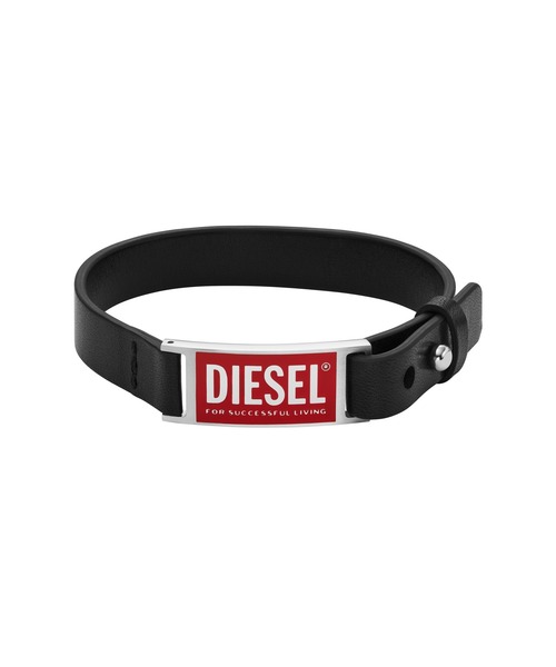DIESEL ◆DX1370040 ロゴ レザー ブレスレット◆関税送料込み ユニセックス ブレスレット DX1476（ブレスレット）｜DIESEL