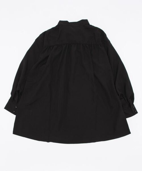 PAPAVER(パパヴェル)の「【papaver】スパンブロードボウタイブラウス(シャツ/ブラウス・レディース・ブラック/オフホワイト・MEDIUM)」の21枚目の写真
