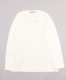 FranCisT_MOR.K.S. | FranCisT_MOR.K.S. /フランシストモークス/ HITENTION CABLE KNIT V NECK LS /MC2978(Tシャツ/カットソー)