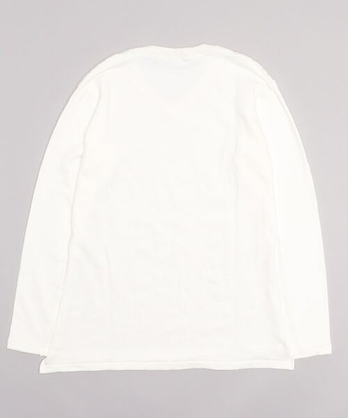 FranCisT_MOR.K.S.（フランシストモークス）の「FranCisT_MOR.K.S. /フランシストモークス/ HITENTION CABLE KNIT V NECK LS /MC2978（Tシャツ/カットソー・メンズ・ブラック/ホワイト・3/4/2）」の3枚目の写真