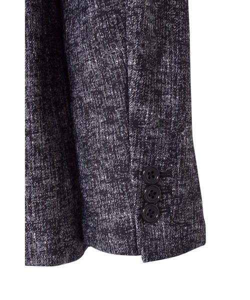 TORNADO MART（トルネードマート）の「HIGH STREET∴ヒートパフォーマーノーカラージャケット（ノーカラージャケット・メンズ・グレー系その他2・L）」の21枚目の写真