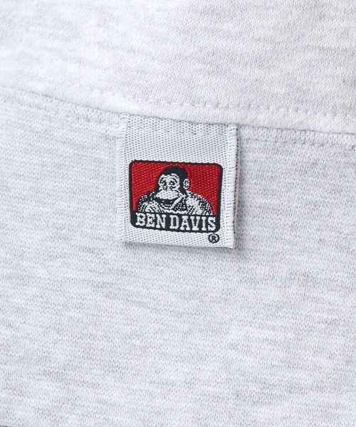 BEN DAVIS（ベンデイビス）の「BEN DAVIS/ベンデイビス ビッグシルエット ヘビーウェイト 裏起毛 ミニゴリラ ワンポイント刺繍 スウェット トレーナー（スウェット・メンズ・ベージュ/オートミール/ブルーグリーン/チャコール・M/L/XL）」の13枚目の写真
