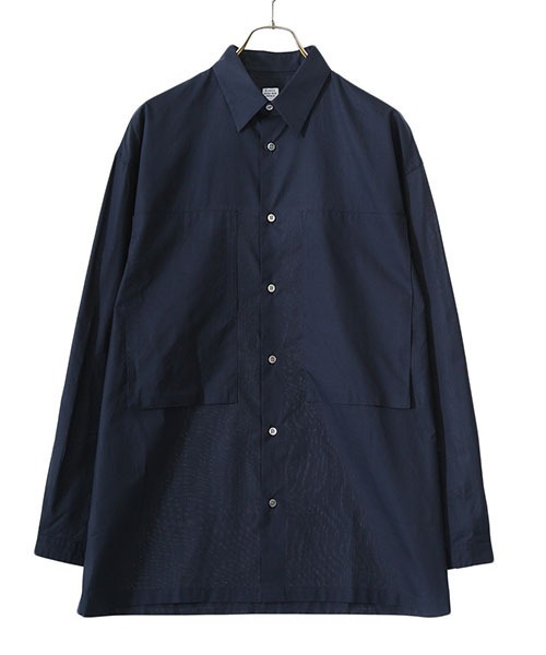 E.TAUTZ（イートウツ）の「E.TAUTZ / イートウツ：CORE LINEMAN SHIRT：XSHI01-2009[MUS]（シャツ/ブラウス・メンズ・ホワイト/ネイビー/ブルー系その他・S）」の13枚目の写真