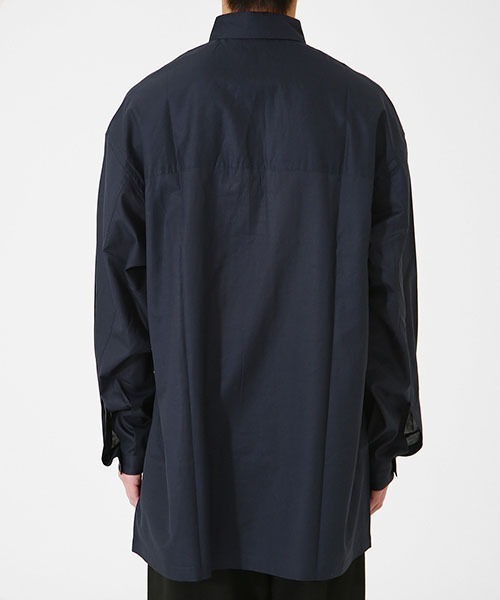 E.TAUTZ（イートウツ）の「E.TAUTZ / イートウツ：CORE LINEMAN SHIRT：XSHI01-2009[MUS]（シャツ/ブラウス・メンズ・ホワイト/ネイビー/ブルー系その他・S）」の19枚目の写真