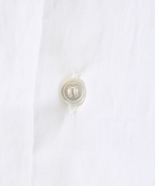 E.TAUTZ（イートウツ）の「E.TAUTZ / イートウツ：CORE LINEMAN SHIRT：XSHI01-2009[MUS]（シャツ/ブラウス・メンズ・ホワイト/ネイビー/ブルー系その他・S）」の7枚目の写真