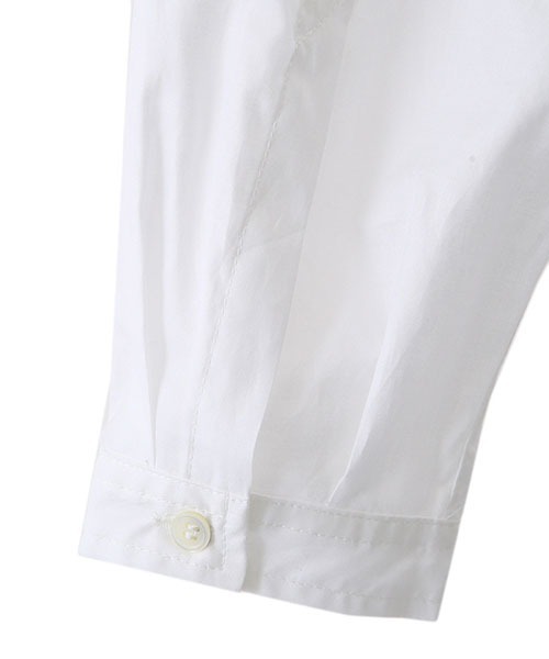 E.TAUTZ（イートウツ）の「E.TAUTZ / イートウツ：CORE LINEMAN SHIRT：XSHI01-2009[MUS]（シャツ/ブラウス・メンズ・ホワイト/ネイビー/ブルー系その他・S）」の9枚目の写真